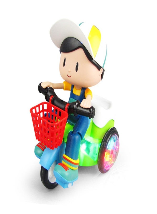 ياردوي دراجة ثلاثية العجلات متعددة الوظائف من ياردوي للأولاد والبنات، دراجة حركات بهلوانية إبداعية مزودة بأضواء LED للأولاد، لون عشوائي - Image 1